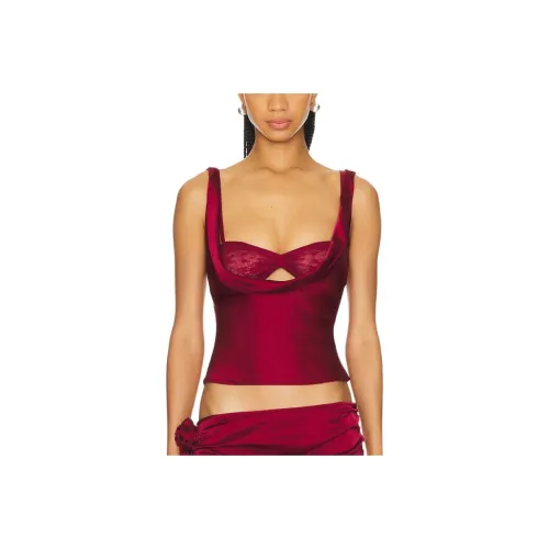 Lioness Женские майки бордового цвета