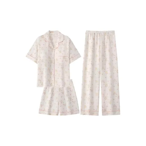 MIANQU Розовый Женский Пижамный Комплект