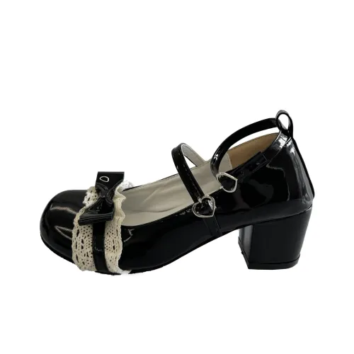 WUJI Французский Универсальный Mary Jane Кожаные туфли Женские