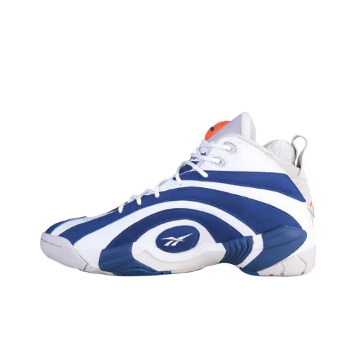 Reebok Shaqnosis Винтажные баскетбольные кроссовки Мужской Синий Белый