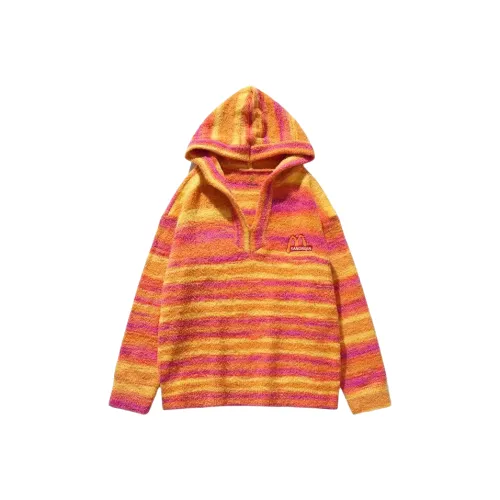 SNEIKLAU Оранжевый Желтый Унисекс Трикотаж