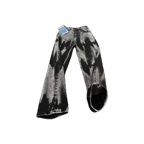 YGHOME OFFICIAL Черные Унисекс Джинсы