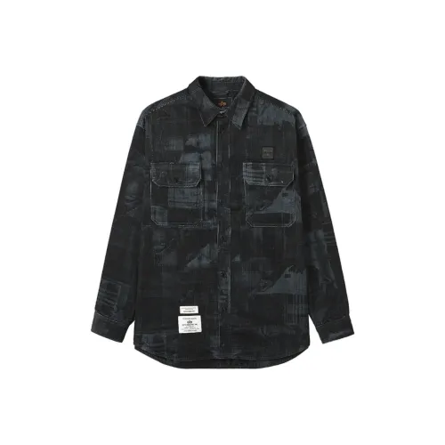 Alpha Industries Мужские Черные Рубашки