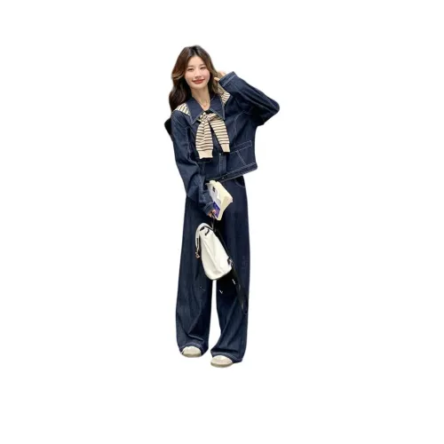 BANDICOOT Джинсовый синий Женские Повседневные костюмы