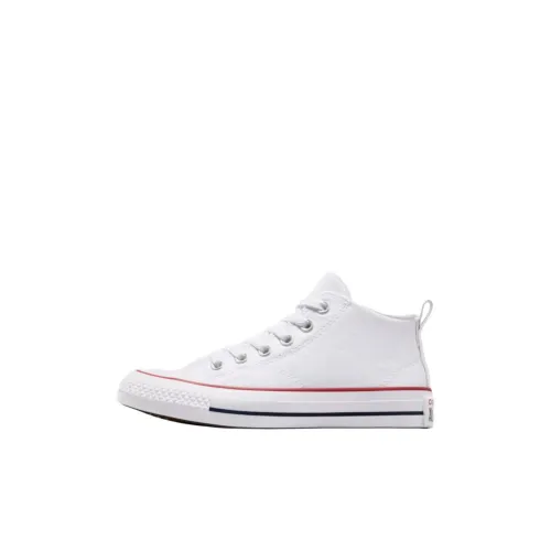 Converse Chuck Taylor All Star Износостойкий Дышащий MID Топ Kids Кеды Белый