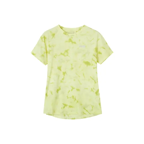 FYUT Горчичный Желтый Tie Dye Короткий Рукав Унисекс Футболка