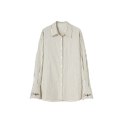 UENA Темно-синий с полосами в наличии женские рубашки