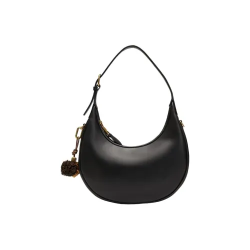 Staccato Сумка через плечо из коровьей кожи среднего размера женская без рисунка черная монограммная коричневая