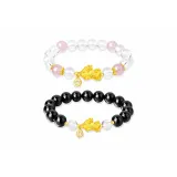 Браслет с бусинами "Богатство и Благословение" с китайскими благоприятными животными [1 пара]