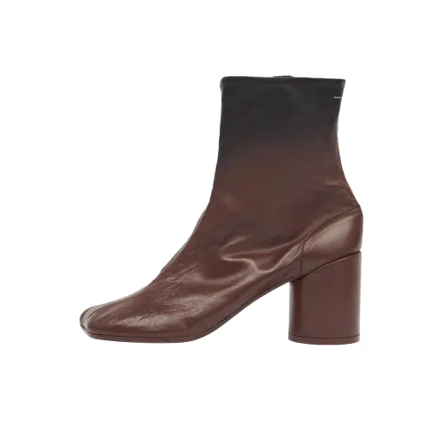 MM6 MAISON MARGIELA Ботильоны 9 см Женские Коричневый