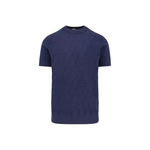 FENDI Синие Мужские Свитера