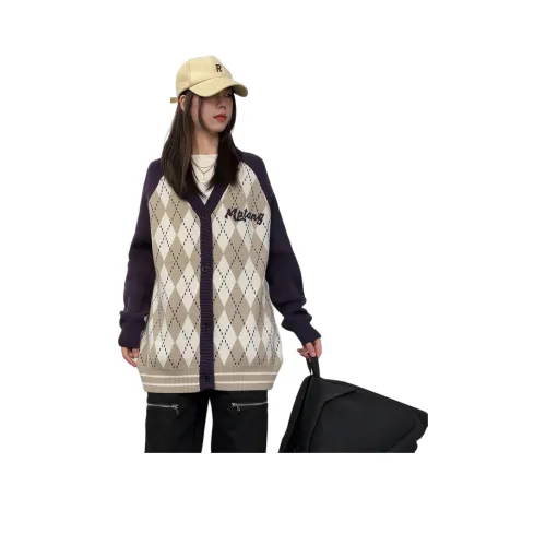 WANCHAO CP Трикотажная ткань Кардиган Унисекс