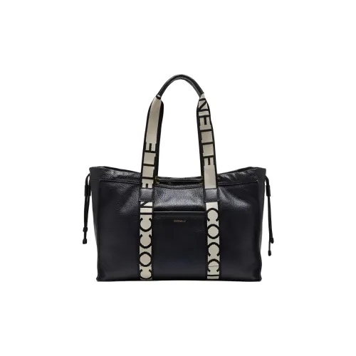 COCCINELLE GRAIN LEATHER Одно плечо Сумка Большая Женская Черная