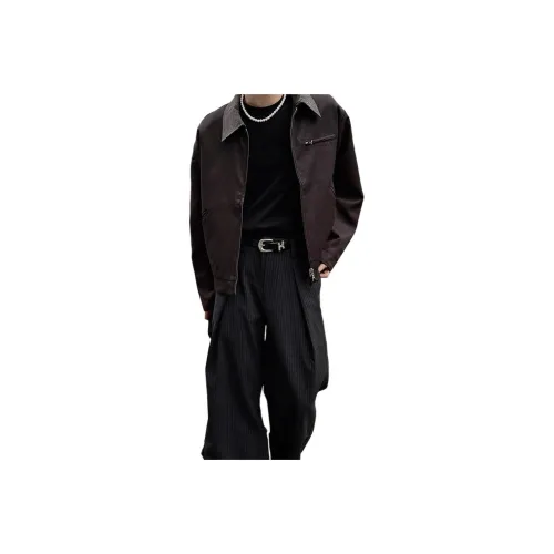 HIPHOPPUNKS Коричневый Мужская Куртка