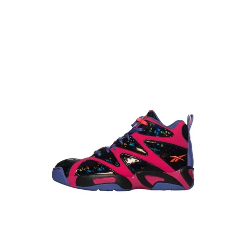 REEBOK Kamikaze 1 MID Топ Детские Баскетбольные Кроссовки Черные Унисекс