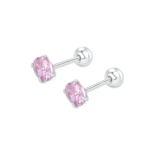 MISS XIA JWY Серьги-гвоздики с серебряным покрытием женские