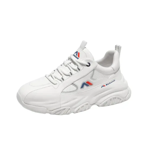 KOLUMB Легкий визуально увеличивает рост Низкий топ Толстая подошва Мужские кроссовки