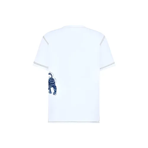 DIOR Quarterly New Products Белые Мужские T-Рубашки