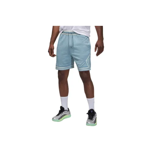 Jordan Apparel Light Blue Men's Casual Shorts Jordan Apparel Светло-голубые Мужские Повседневные Шорты