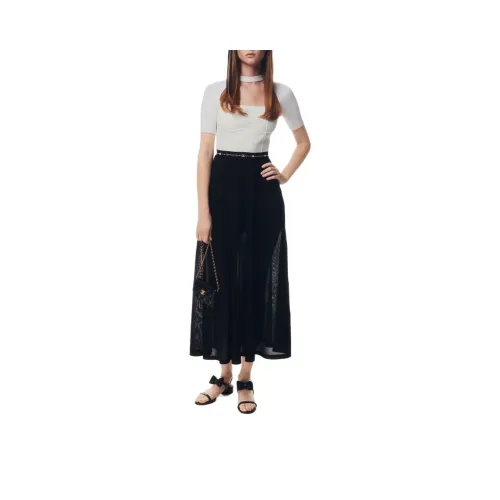 CHANEL 25P Короткое платье с короткими рукавами женское черное и белое