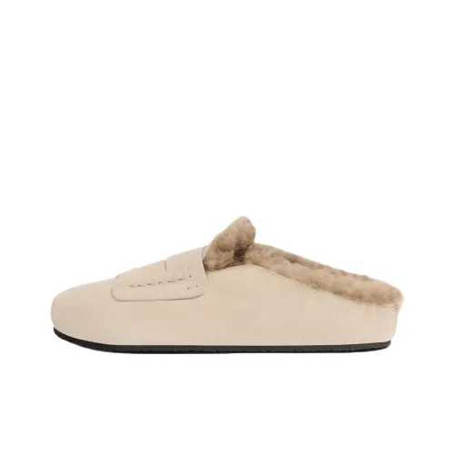 Jacquemus Домашние тапочки Женские Светлый Бежевый