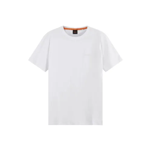 Hugo Boss Белые Мужские T-рубашки