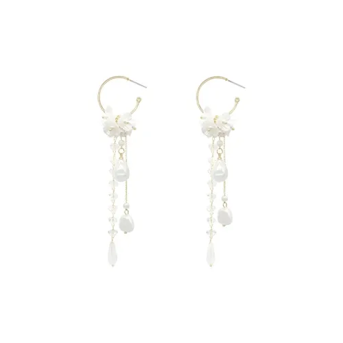 Tong Tong Rabbit Alloy Resin Earrings Women's