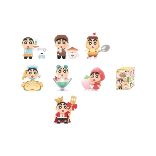 TOP TOY Карандаш SHIN Chan DELICIOUS Касумигаока Коллекция Фигурка Слепые коробки Один Mystery Коробка Целая коробка 6 шт