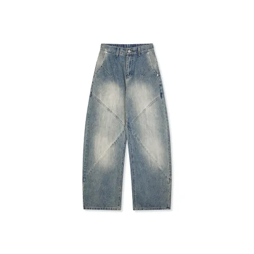 LANGWEIZHE Унисекс Джинсы