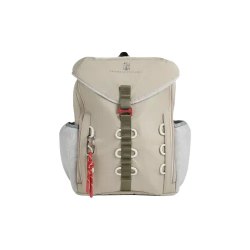 BRUNELLO CUCINELLI Полиэстер Рюкзак Стандартный Детский Бежевый