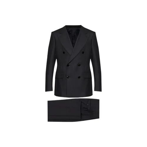 GIORGIO ARMANI Черные Мужские Деловые Костюмы