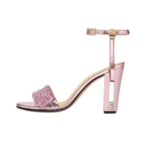 FENDI Delfina One Strap Sandals 9,5cm Women's Pink