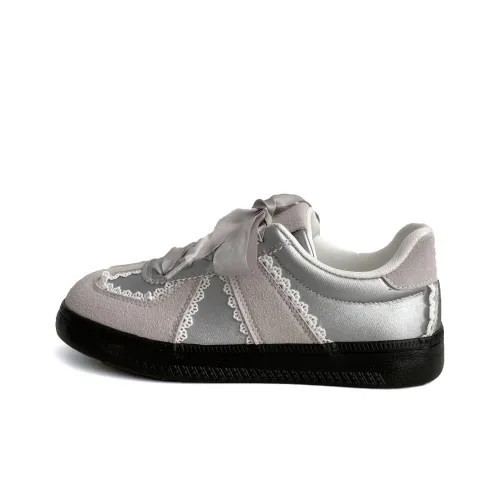 GOSO Скейтборд Кроссовки Низкие Серебряные Женские