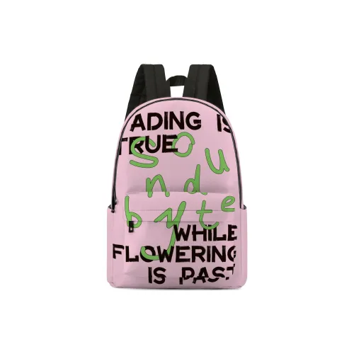 Soundbyte Полиэстер Рюкзак Женские Малиновый Красный Розовый