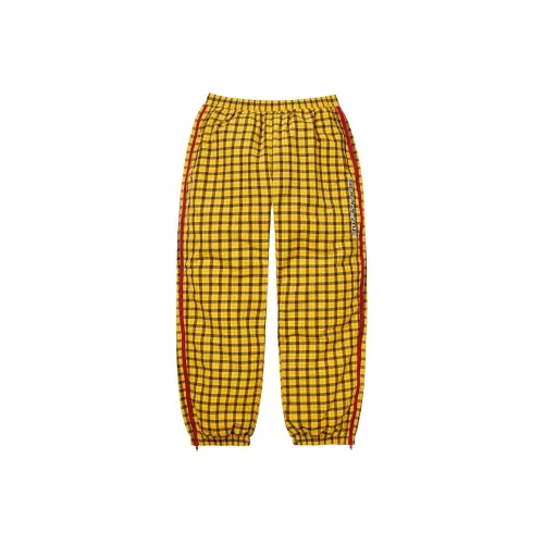 Supreme FW25 Клетка Warm Up Брюки Вязаные Тренировочные Штаны Унисекс