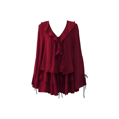 DITB Красный Комплекты Женская Одежда Юбка Комплекты