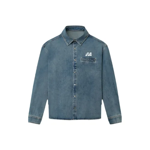 MUSCLETECH Синий Унисекс Рубашки