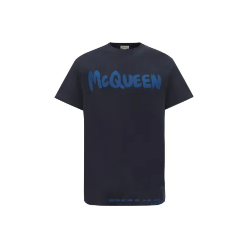 Alexander McQueen Рубашка Мужская Темно-синяя