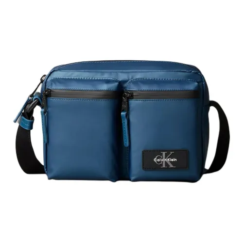 CALVIN KLEIN Переработанный полиэстер Camera Сумка Сумка через плечо Обычный Мужской Свет Океанический