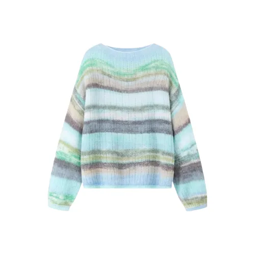 AFGGD Светло-синий Женский Трикотаж