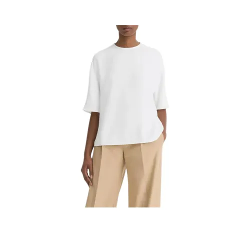 VINCE Экрю Женские T-рубашки