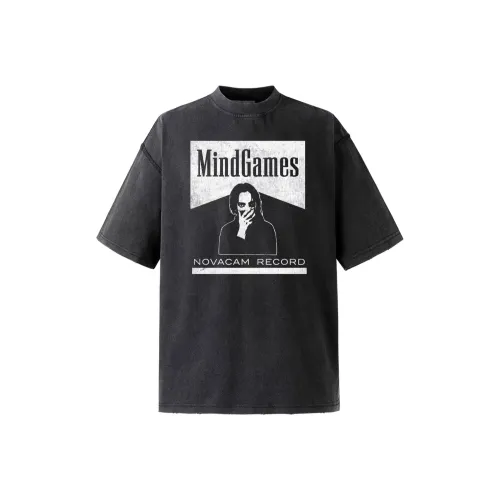 HRDW Промытый Черный Унисекс Футболки