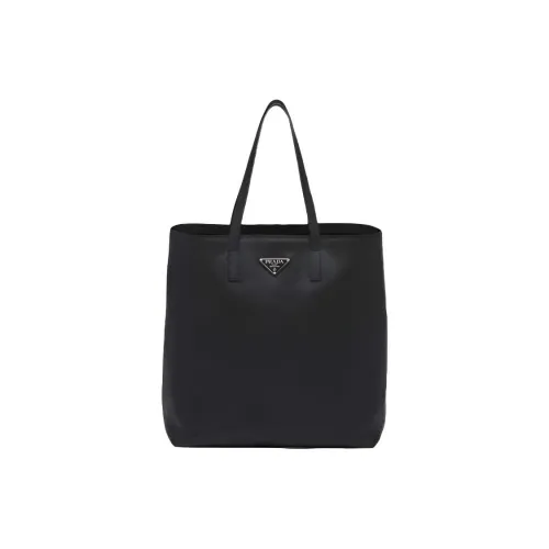 PRADA Saffiano кожа сумка-тоут сумка для покупок мужская сумка черная