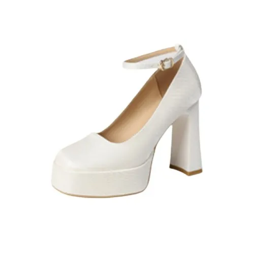 Zubumei Грубый каблук Высокие каблуки 11 см Женские