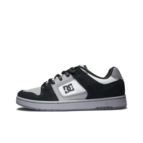DC Shoes MANTECA 4 Ударостойкие Низкие Кроссовки для Скейтбординга Мужские Черные Серые