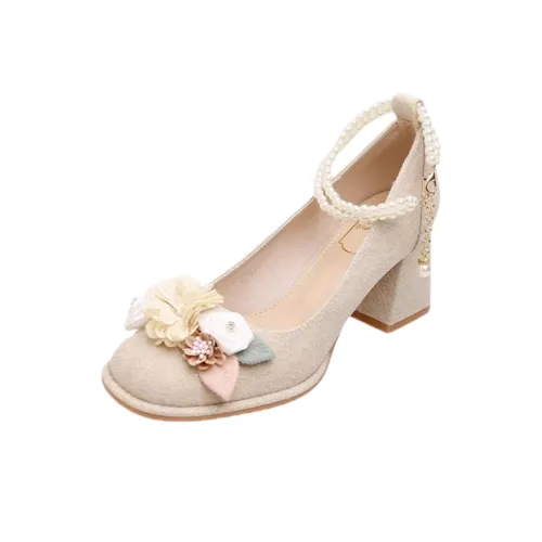 UMEK Грубый каблук Высокие каблуки 5 см 7 см Женские