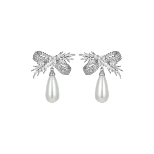 Tong Tong Rabbit Alloy Resin Stud Earrings Women's