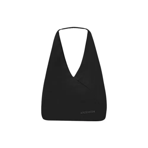 Skechers Ткань Сумка через плечо Средняя Женская Углеродно-черная