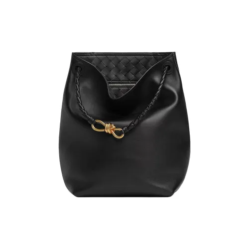 Bottega Veneta Коровья кожа Ведрообразная сумка Стандартная Женская Черная