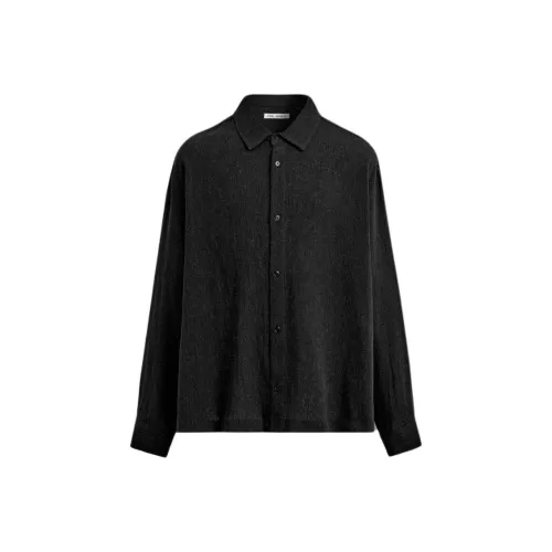 ZARA Мужские черные рубашки